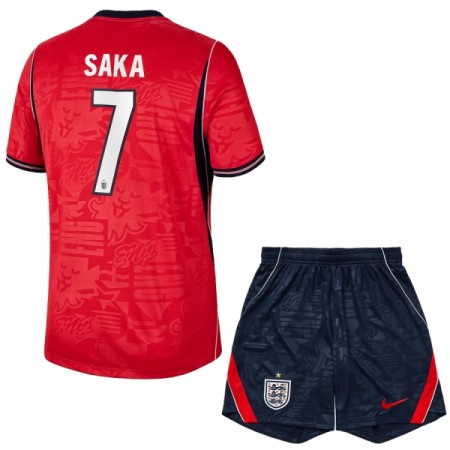 Camisetas Inglaterra Saka 7 Segunda Copa Mundial 2026 - Niño (+ Pantalones)