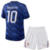 Camisetas Francia Mbappé 10 Primera Copa Mundial 2026 - Niño (+ Pantalones)