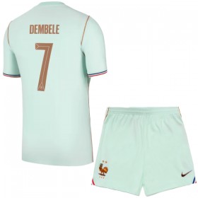 Camisetas Francia O. Dembele 7 Segunda Copa Mundial 2026 - Niño (+ Pantalones)