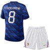 Camisetas Francia Tchouameni 8 Primera Copa Mundial 2026 - Niño (+ Pantalones)