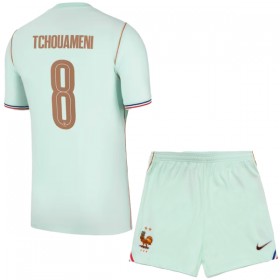 Camisetas Francia Tchouameni 8 Segunda Copa Mundial 2026 - Niño (+ Pantalones)