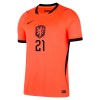 Camisetas Países Bajos Frenkie de Jong 21 Primera Copa Mundial 2026 - Hombre