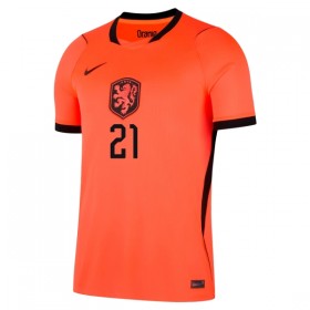 Camisetas Países Bajos Frenkie de Jong 21 Primera Copa Mundial 2026 - Niño (+ Pantalones)
