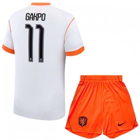 Camisetas Países Bajos Gakpo 11 Segunda Copa Mundial 2026 - Niño (+ Pantalones)