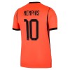Camisetas Países Bajos Memphis 10 Primera Copa Mundial 2026 - Hombre