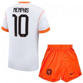 Camisetas Países Bajos Memphis 10 Segunda Copa Mundial 2026 - Niño (+ Pantalones)