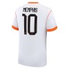 Camisetas Países Bajos Memphis 10 Segunda Copa Mundial 2026 - Niño (+ Pantalones)