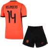 Camisetas Países Bajos Reijnders 14 Primera Copa Mundial 2026 - Niño (+ Pantalones)