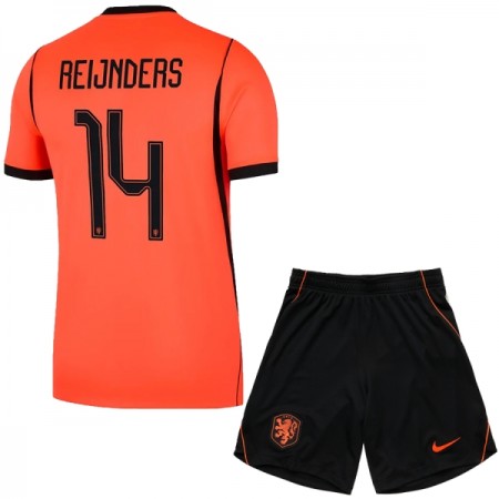 Camisetas Países Bajos Reijnders 14 Primera Copa Mundial 2026 - Niño (+ Pantalones)