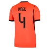 Camisetas Países Bajos Virgil 4 Primera Copa Mundial 2026 - Niño (+ Pantalones)