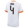 Camisetas Países Bajos Virgil 4 Segunda Copa Mundial 2026 - Hombre