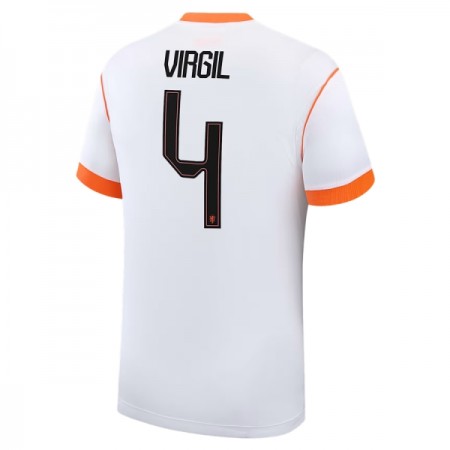 Camisetas Países Bajos Virgil 4 Segunda Copa Mundial 2026 - Hombre