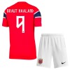 Camisetas Noruega Haaland 9 Primera Copa Mundial 2026 - Niño (+ Pantalones)