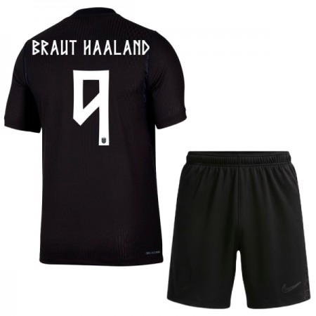 Camisetas Noruega Haaland 9 Segunda Copa Mundial 2026 - Niño (+ Pantalones)
