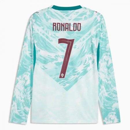 Camisetas Portugal Ronaldo 7 Segunda Copa Mundial 2026 Manga Larga - Hombre