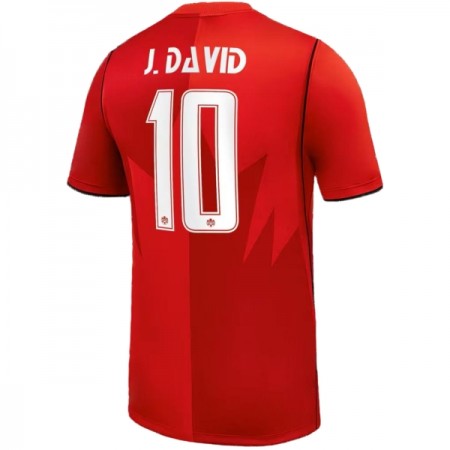 Camisetas Canadá J. David 10 Primera Copa Mundial 2026 - Hombre