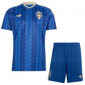 Camisetas Suecia Segunda Copa Mundial 2026 - Niño (+ Pantalones)
