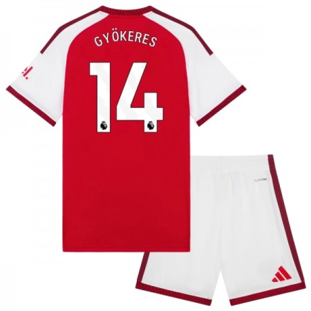 Camisetas Arsenal Gyokeres 14 Primera 2026/27 - Niño (+ Pantalones)