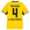 Camisetas Borussia Dortmund N. Schlotterbeck 4 Primera 2026/27 - Hombre