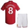 Camisetas Manchester United B. Fernandes 8 Primera 2026/27 - Niño (+ Pantalones)