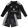 Camisetas Manchester United Portero Primera 2026/27 Manga Larga - Niño (+ Pantalones)