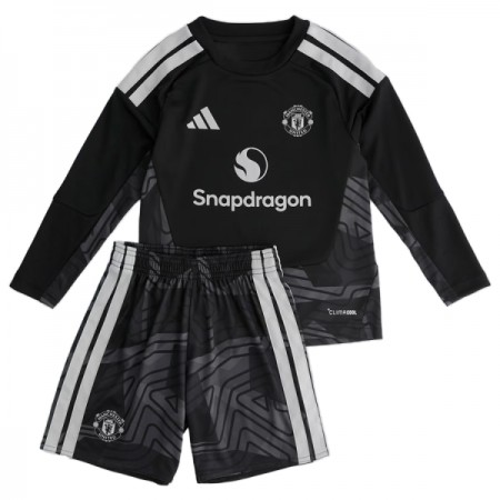 Camisetas Manchester United Portero Primera 2026/27 Manga Larga - Niño (+ Pantalones)
