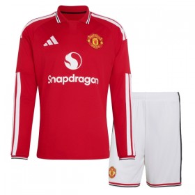 Camisetas Manchester United Primera 2026/27 Manga Larga - Niño (+ Pantalones)