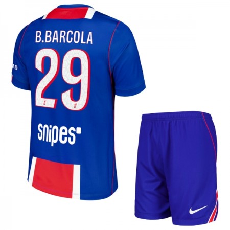 Camisetas Paris Saint Germain Bradley Barcola 29 Primera 2026/27 - Niño (+ Pantalones)