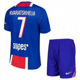 Camisetas Paris Saint Germain Kvaratskhelia 7 Primera 2026/27 - Niño (+ Pantalones)