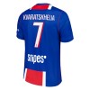 Camisetas Paris Saint Germain Kvaratskhelia 7 Primera 2026/27 - Niño (+ Pantalones)