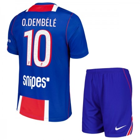 Camisetas Paris Saint Germain O. Dembele 10 Primera 2026/27 - Niño (+ Pantalones)