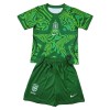 Camisetas Brasil Portero Primera Copa Mundial 2026 Verde - Niño (+ Pantalones)