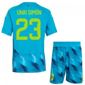 Camisetas España Unai Simon 23 Portero Copa Mundial 2026 - Niño (+ Pantalones)