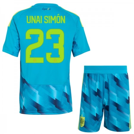 Camisetas España Unai Simon 23 Portero Copa Mundial 2026 - Niño (+ Pantalones)