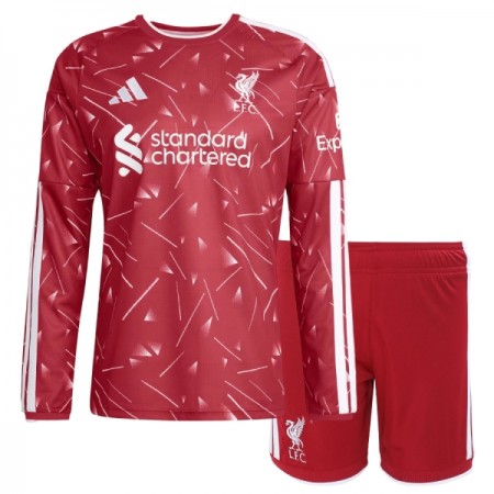 Camisetas Liverpool Primera 2026/27 Manga Larga - Niño (+ Pantalones)