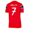 Camisetas Noruega Sorloth 7 Primera Copa Mundial 2026 - Hombre