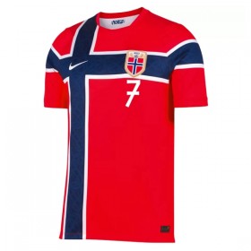 Camisetas Noruega Sorloth 7 Primera Copa Mundial 2026 - Hombre