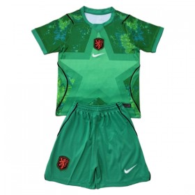 Camisetas Países Bajos Segunda Portero Copa Mundial 2026 - Niño (+ Pantalones)