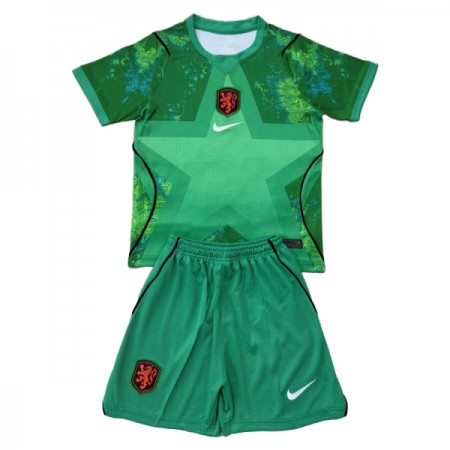Camisetas Países Bajos Segunda Portero Copa Mundial 2026 - Niño (+ Pantalones)