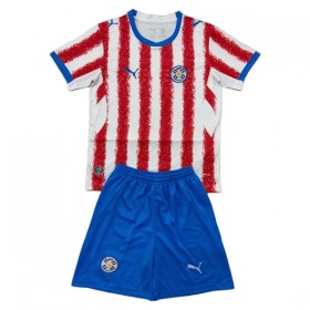 Camisetas Paraguay Primera Copa Mundial 2026 - Niño (+ Pantalones)
