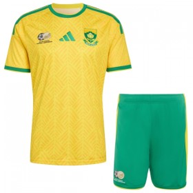 Camisetas Sudáfrica Primera Copa Mundial 2026 - Niño (+ Pantalones)