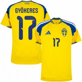 Camisetas Suecia Gyokeres 17 Primera Copa Mundial 2026 - Hombre