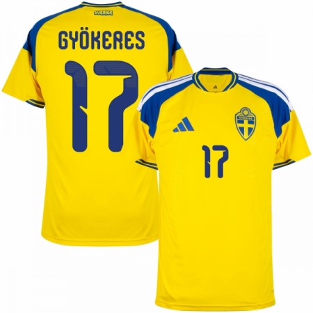 Camisetas Suecia Gyokeres 17 Primera Copa Mundial 2026 - Hombre