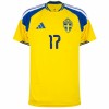 Camisetas Suecia Gyokeres 17 Primera Copa Mundial 2026 - Hombre