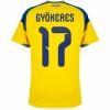 Camisetas Suecia Gyokeres 17 Primera Copa Mundial 2026 - Hombre