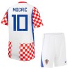 Camisetas Croacia Modrić 10 Primera Copa Mundial 2026 - Niño (+ Pantalones)