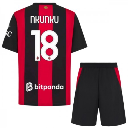 Camisetas AC Milan Nkunku 18 Primera 2026/27 - Niño (+ Pantalones)