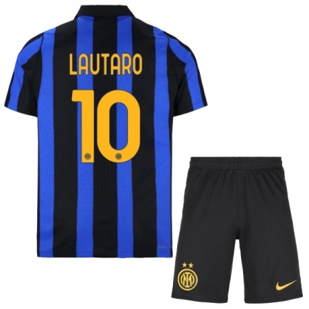 Camisetas Inter Milan Lautaro 10 Primera 2026/27 - Niño (+ Pantalones)
