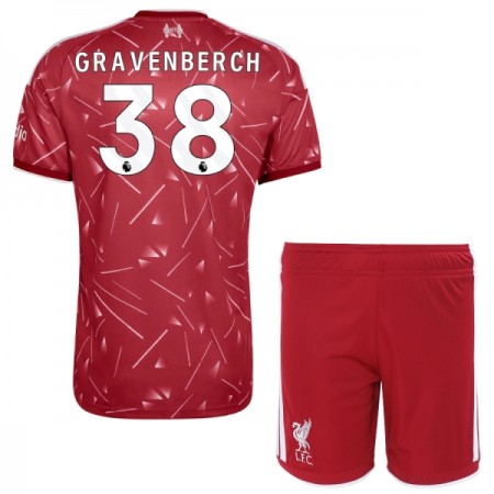 Camisetas Liverpool Gravenberch 38 Primera 2026/27 - Niño (+ Pantalones)