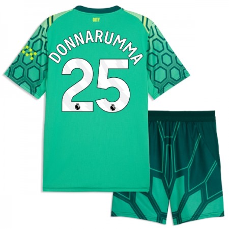 Camisetas Manchester City Donnarumma 25 Portero Primera 2026/27 Verde - Niño (+ Pantalones)